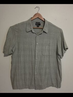 Marc Edwards Men's Casual‎ Button-Down Shirt in Light Olive